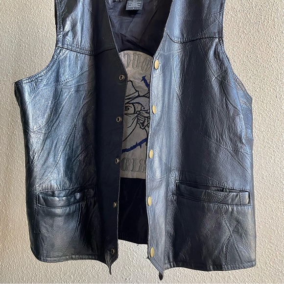 Leather vest - Picture 3 of 5